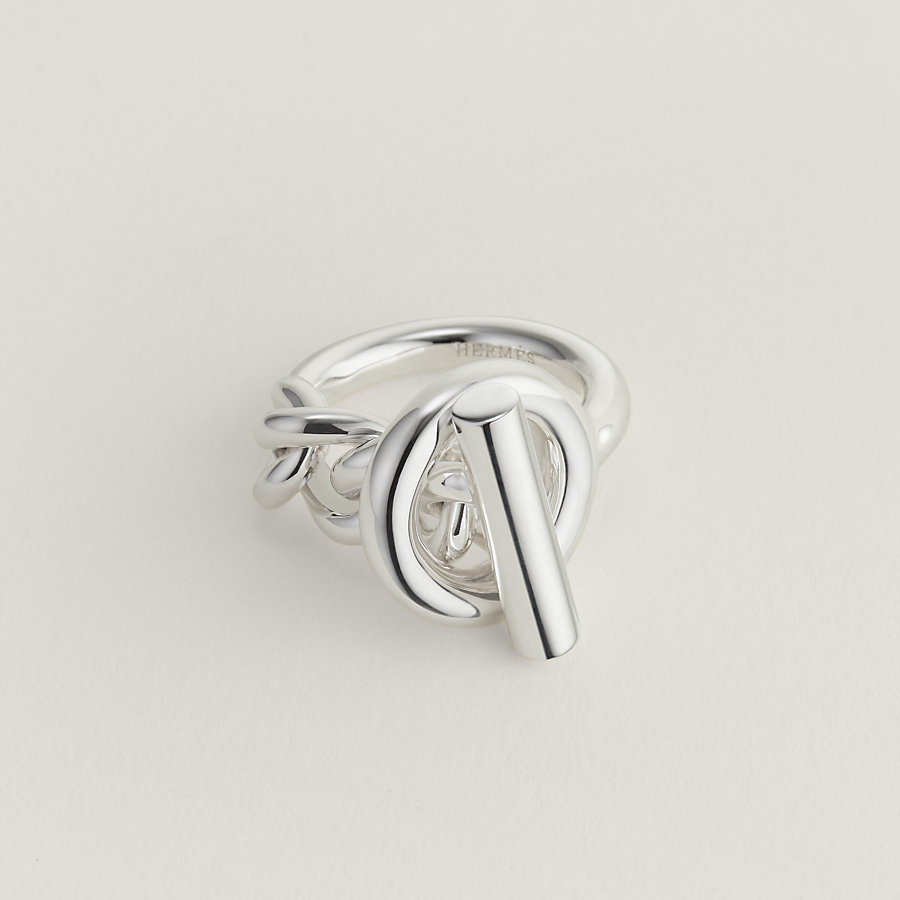 HERMES∽Bague Croisette GMクロワゼット∽.パリ本店より速達